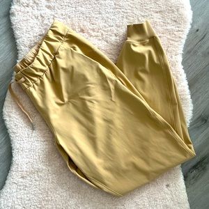 Tan lululemon joggers size 10